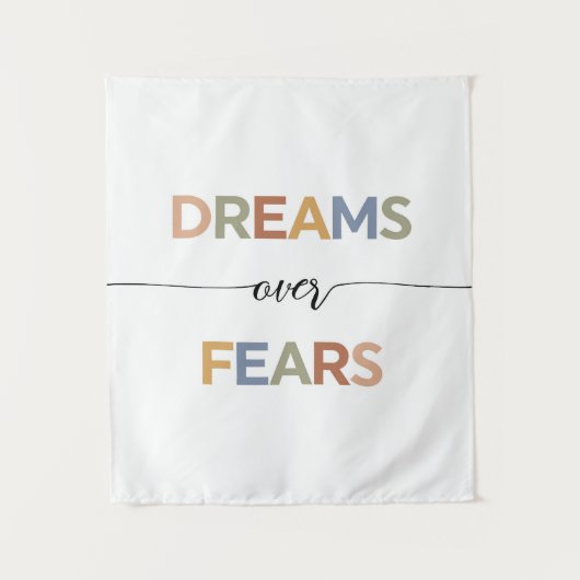 Dromen over angsten wandkleed (Voorkant)