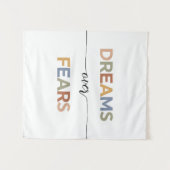 Dromen over angsten wandkleed (Voorkant (horizontaal))