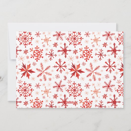 Dromen over een witte kerstkaart (Achterkant)