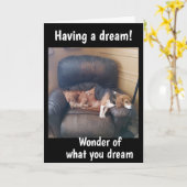 *DROMEN OVER HOE JE JE 21ste VERJAARDAG KUNT VIERE Kaart (Gele Bloem)