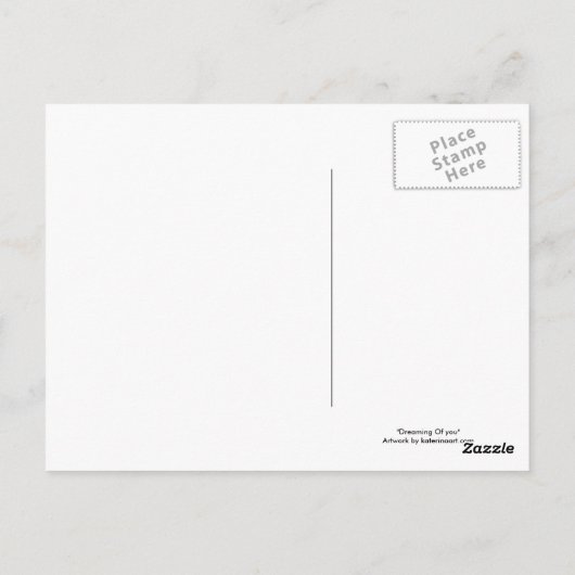 Dromen over je Briefkaart (Achterkant)