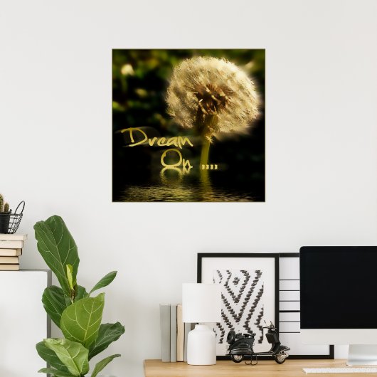 dromen over poster (Thuiskantoor)