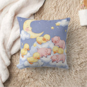 Dromen over zachte Kussens, biggen en eendjes Kussen (Deken)