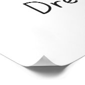 Dromen, plannen, doen – Motivatie Poster (Hoek)