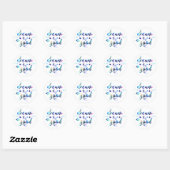 Dromen. Probeer. Doe goed. Ronde Sticker (Vel)