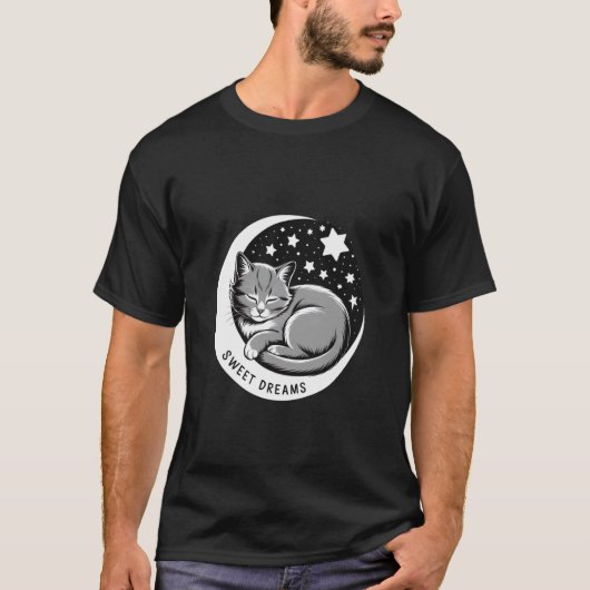 Dromen Slaande Kat T-shirt (Voorkant)