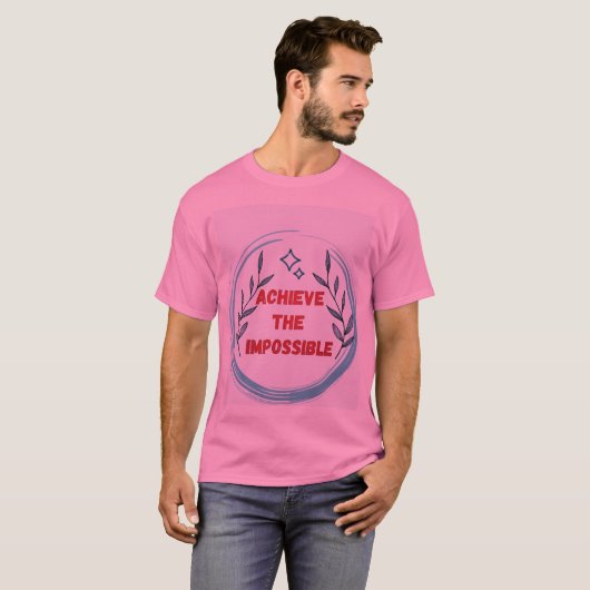 "Dromen tarten de realiteit" T-shirt (Voorkant volledig)