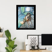 Dromen van Atlantis Zeemeermin Poster (Thuiskantoor)