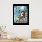 Dromen van Atlantis Zeemeermin Poster (Keuken)