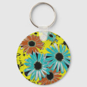 Dromen van Daisies Button sleutelhanger (Voorkant)
