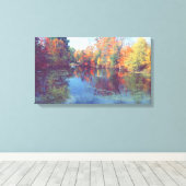 dromen van de herfst canvas afdruk (Insitu (Houten vloer))