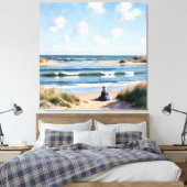 Dromen van de Horizon Canvas Afdruk (Insitu (Slaapkamer))