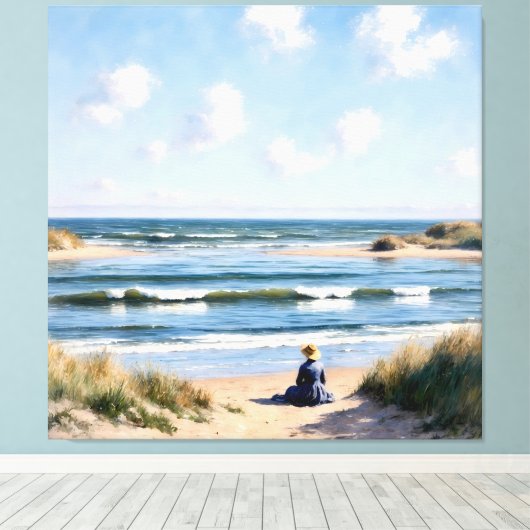 Dromen van de Horizon Canvas Afdruk (Insitu (Houten vloer))