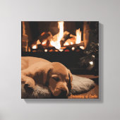 Dromen van de Kerstman Canvas Afdruk (Voorkant)