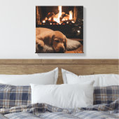 Dromen van de Kerstman Canvas Afdruk (Insitu (Slaapkamer))