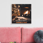 Dromen van de Kerstman Canvas Afdruk (Insitu (Woonkamer))