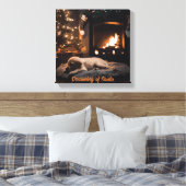 Dromen van de Kerstman Canvas Afdruk (Insitu (Slaapkamer))