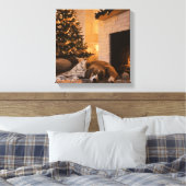Dromen van de Kerstman Canvas Afdruk (Insitu (Slaapkamer))
