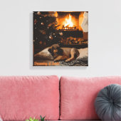 Dromen van de Kerstman Canvas Afdruk (Insitu (Woonkamer))