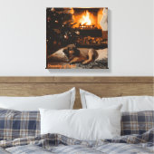 Dromen van de Kerstman Canvas Afdruk (Insitu (Slaapkamer))