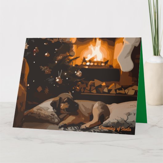 Dromen van de Kerstman Kaart (Voorkant)