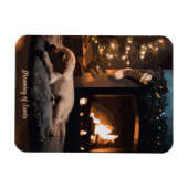 Dromen van de Kerstman Magneet (Horizontaal)