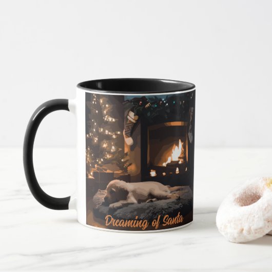 Dromen van de Kerstman Mok (Met donut)
