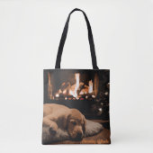 Dromen van de Kerstman Tote Bag (Voorkant)