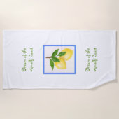 Dromen van de kust van Amalfi Strandlaken (Voorkant)