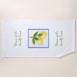 Dromen van de kust van Amalfi Strandlaken