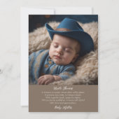 Dromen van de Range Cowboy's Lullaby Godfather Kaart (Voorkant)