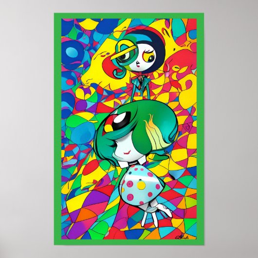 Dromen van een Cartoon jeugd Poster (Voorkant)