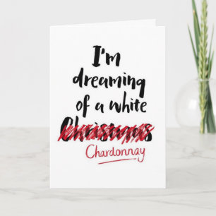 *** DROMEN VAN EEN CHARDONNAY KERST *** KAART