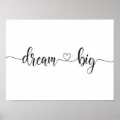 dromen van een groot , minimalistisch , modern Ins Poster (Voorkant)