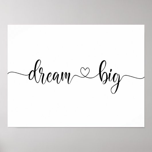 dromen van een groot , minimalistisch , modern Ins Poster (Voorkant)