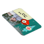 Dromen van een Retro Christmas Flexi Fotomagneet Magneet (Rechterzijde)