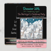 Dromen van een uitnodiging voor een wit kerstfeest (Voorkant / Achterkant)