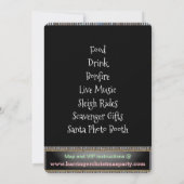 Dromen van een uitnodiging voor een wit kerstfeest (Achterkant)