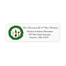 Dromen van een wijn kerstvakantie krans