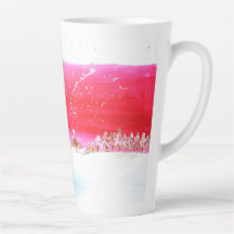Dromen van een witte kerst Latte Cup