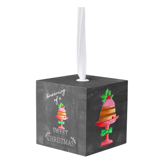 Dromen van een zoete Kerstmis Decoratie (Achter hoekig)