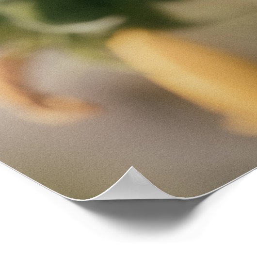 Dromen van een zonnebloem poster (Hoek)