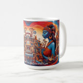 Dromen van erfgoed: een levendige Afrikaanse toeko Koffiemok (Voorkant rechts)