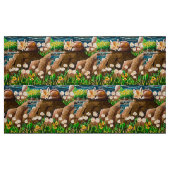 Dromen van Fun Fox Fabric Stof (Fat Quarter)