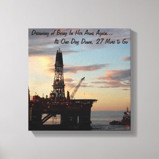 Dromen van haar canvas afdruk (Voorkant)