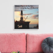 Dromen van haar canvas afdruk (Insitu (Woonkamer))