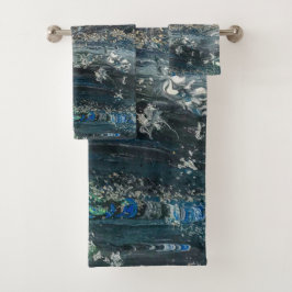 Dromen van het abstracte schilderende zee Ocean'20 Bad Handdoek