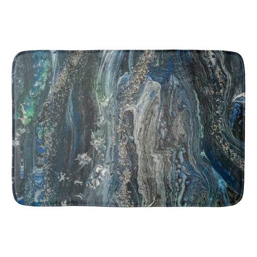 Dromen van het abstracte schilderende zee Ocean'20 Badmat (Voorkant)