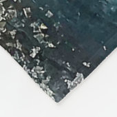 Dromen van het abstracte schilderende zee Ocean'20 Fleece Deken (Hoek)
