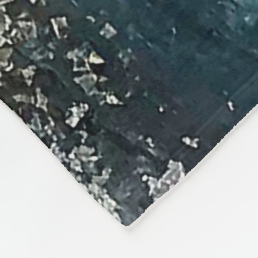 Dromen van het abstracte schilderende zee Ocean'20 Fleece Deken (Hoek)